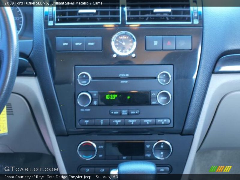 Brilliant Silver Metallic / Camel 2009 Ford Fusion SEL V6