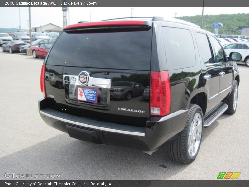 Black Raven / Ebony 2008 Cadillac Escalade AWD