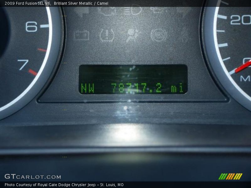 Brilliant Silver Metallic / Camel 2009 Ford Fusion SEL V6