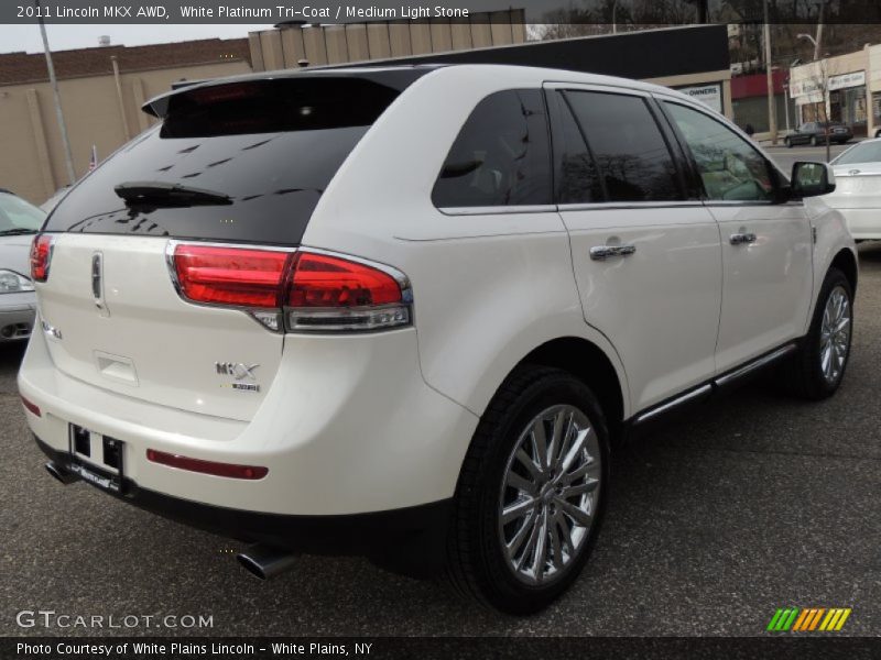 White Platinum Tri-Coat / Medium Light Stone 2011 Lincoln MKX AWD