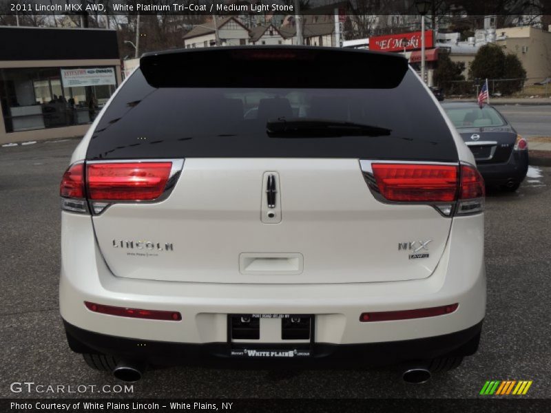 White Platinum Tri-Coat / Medium Light Stone 2011 Lincoln MKX AWD