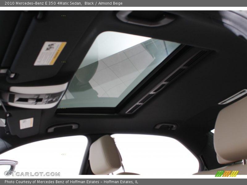 Black / Almond Beige 2010 Mercedes-Benz E 350 4Matic Sedan