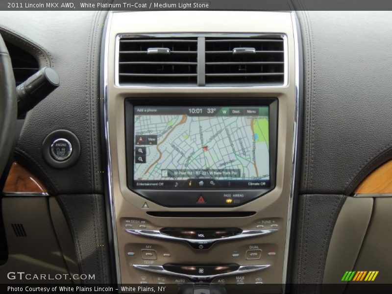 Navigation of 2011 MKX AWD