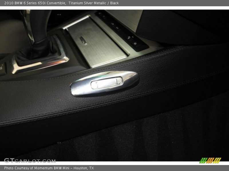 Titanium Silver Metallic / Black 2010 BMW 6 Series 650i Convertible