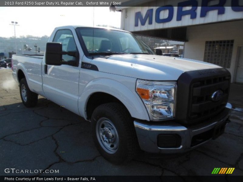 Oxford White / Steel 2013 Ford F250 Super Duty XL Regular Cab