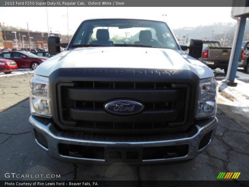 Oxford White / Steel 2013 Ford F250 Super Duty XL Regular Cab