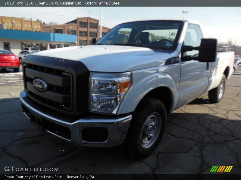 Oxford White / Steel 2013 Ford F250 Super Duty XL Regular Cab