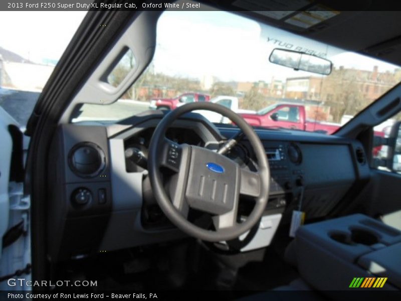 Oxford White / Steel 2013 Ford F250 Super Duty XL Regular Cab