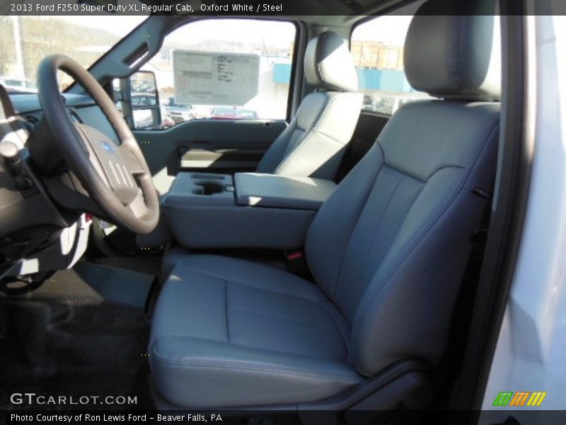 Oxford White / Steel 2013 Ford F250 Super Duty XL Regular Cab