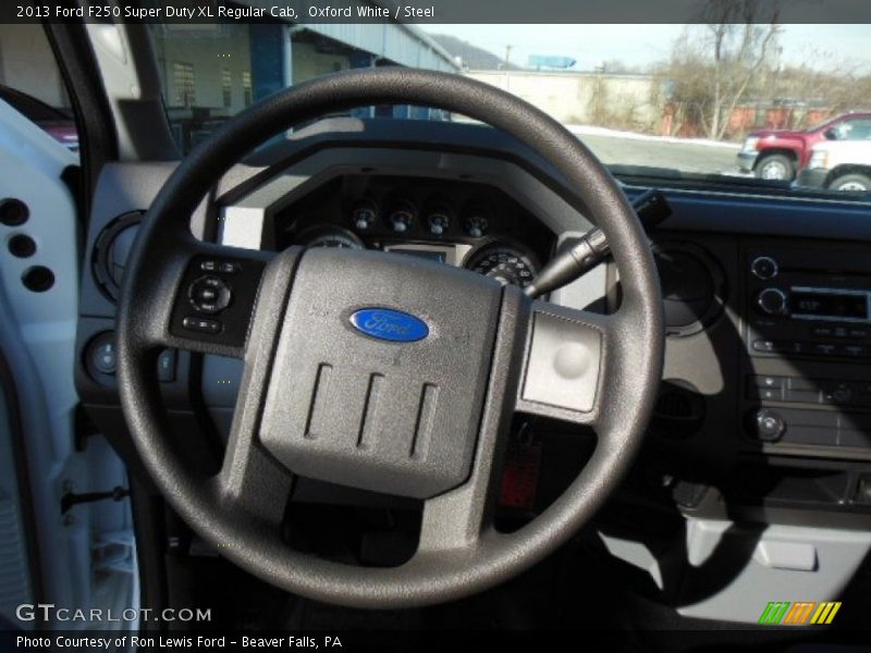 Oxford White / Steel 2013 Ford F250 Super Duty XL Regular Cab
