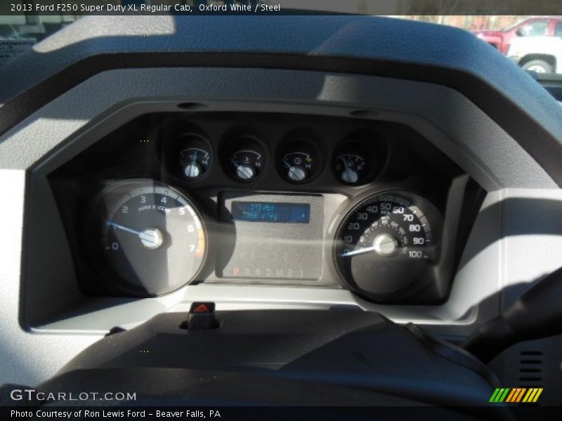 Oxford White / Steel 2013 Ford F250 Super Duty XL Regular Cab