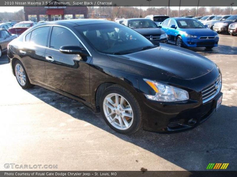 Super Black / Charcoal 2010 Nissan Maxima 3.5 SV Premium