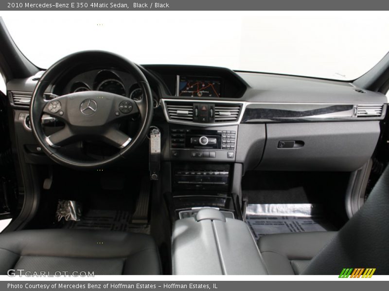 Black / Black 2010 Mercedes-Benz E 350 4Matic Sedan