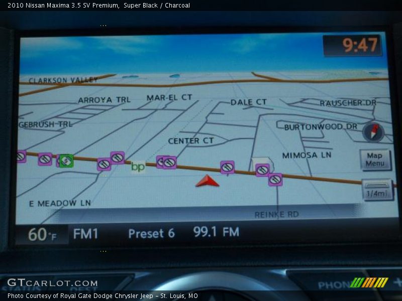 Super Black / Charcoal 2010 Nissan Maxima 3.5 SV Premium