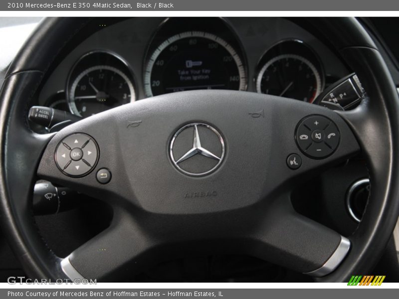 Black / Black 2010 Mercedes-Benz E 350 4Matic Sedan