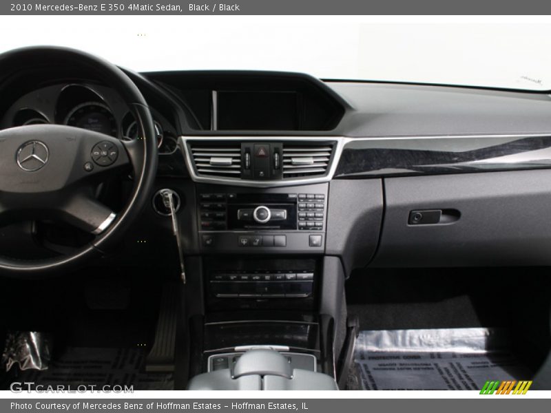 Black / Black 2010 Mercedes-Benz E 350 4Matic Sedan