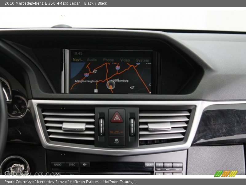Black / Black 2010 Mercedes-Benz E 350 4Matic Sedan