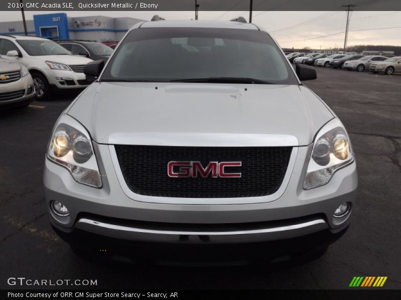 Quicksilver Metallic / Ebony 2010 GMC Acadia SLE