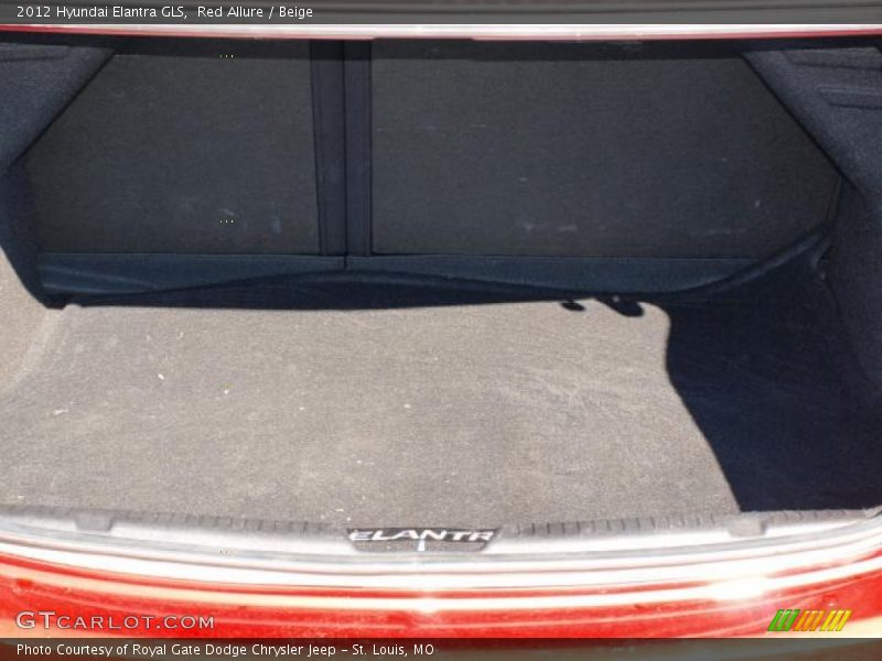 Red Allure / Beige 2012 Hyundai Elantra GLS