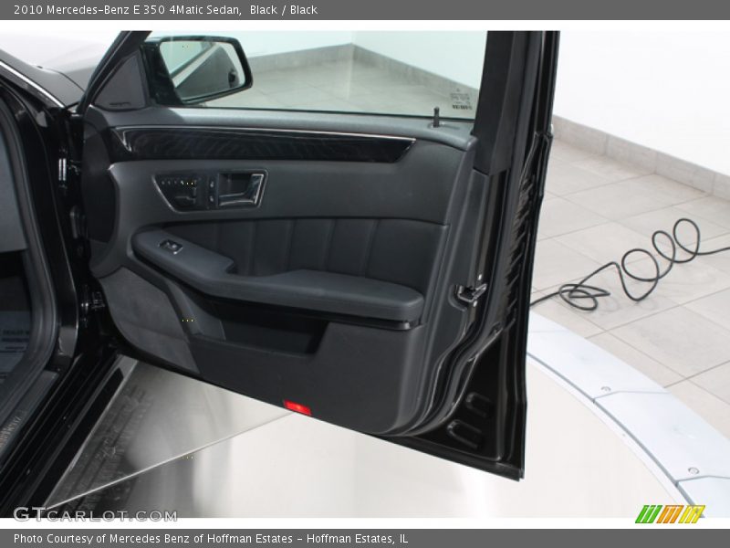 Black / Black 2010 Mercedes-Benz E 350 4Matic Sedan
