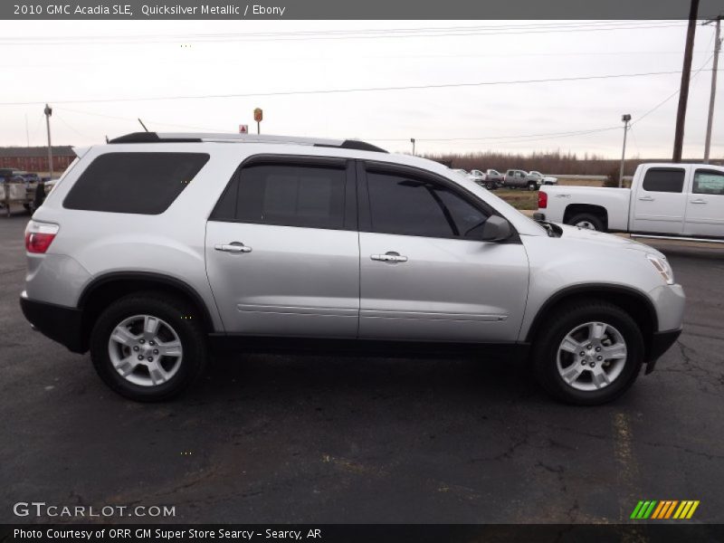 Quicksilver Metallic / Ebony 2010 GMC Acadia SLE