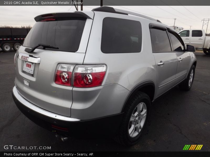 Quicksilver Metallic / Ebony 2010 GMC Acadia SLE