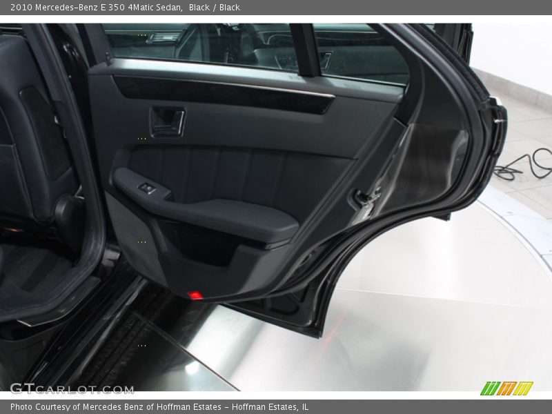 Black / Black 2010 Mercedes-Benz E 350 4Matic Sedan