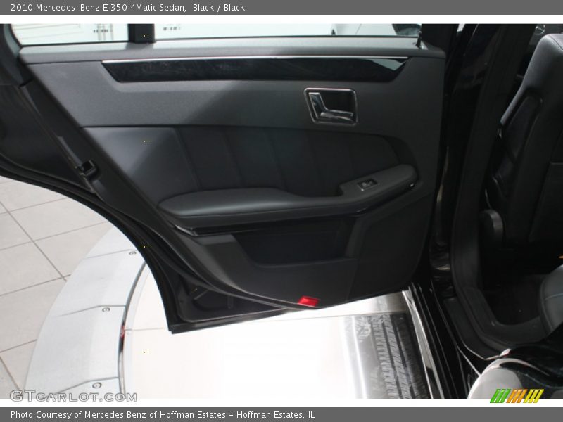 Black / Black 2010 Mercedes-Benz E 350 4Matic Sedan