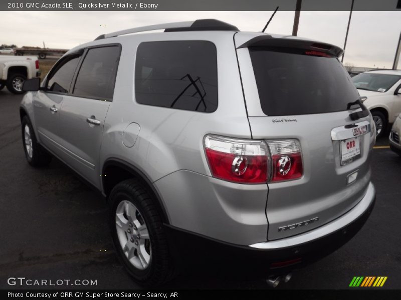 Quicksilver Metallic / Ebony 2010 GMC Acadia SLE