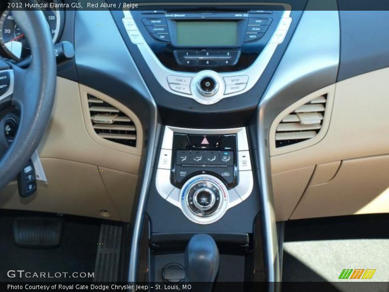 Red Allure / Beige 2012 Hyundai Elantra GLS