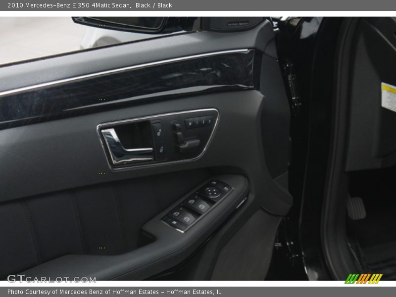 Black / Black 2010 Mercedes-Benz E 350 4Matic Sedan