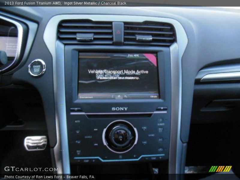 Ingot Silver Metallic / Charcoal Black 2013 Ford Fusion Titanium AWD