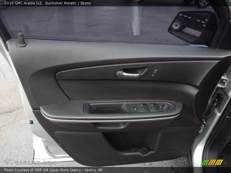 Quicksilver Metallic / Ebony 2010 GMC Acadia SLE