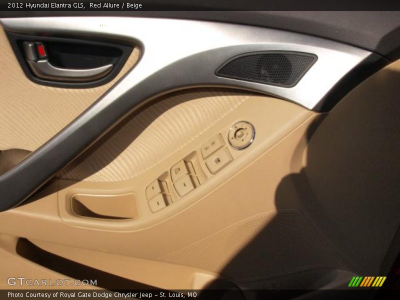 Red Allure / Beige 2012 Hyundai Elantra GLS