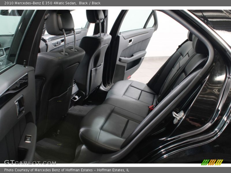 Black / Black 2010 Mercedes-Benz E 350 4Matic Sedan