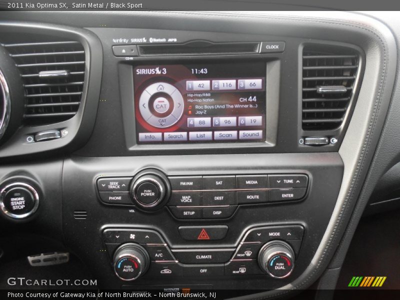 Satin Metal / Black Sport 2011 Kia Optima SX