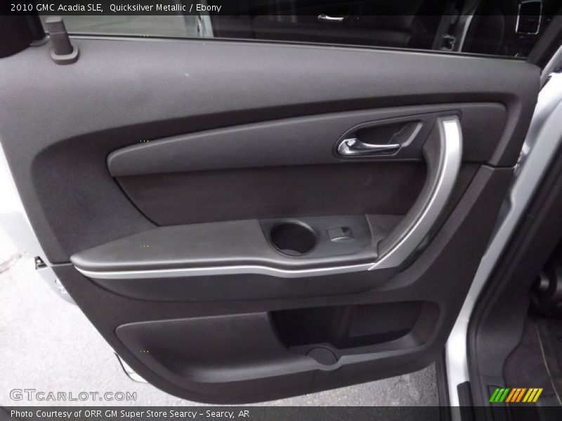 Quicksilver Metallic / Ebony 2010 GMC Acadia SLE