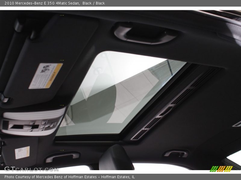 Black / Black 2010 Mercedes-Benz E 350 4Matic Sedan