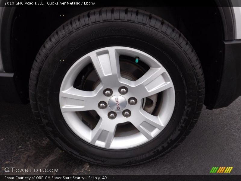 Quicksilver Metallic / Ebony 2010 GMC Acadia SLE
