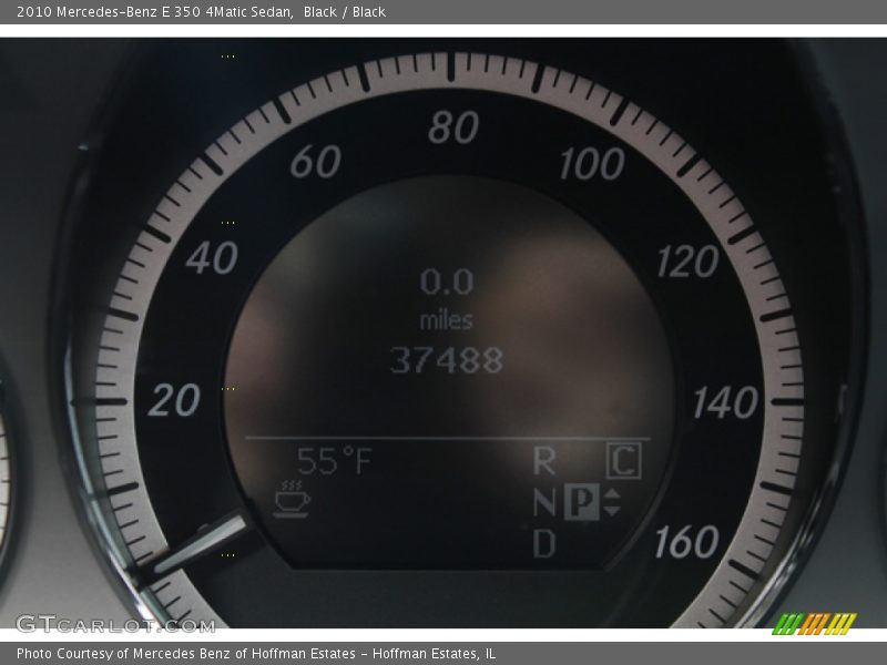 Black / Black 2010 Mercedes-Benz E 350 4Matic Sedan