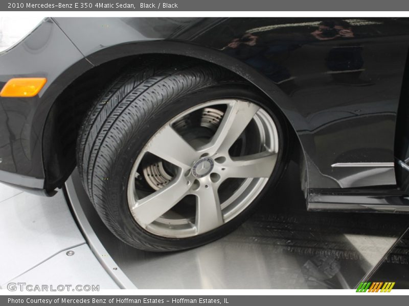Black / Black 2010 Mercedes-Benz E 350 4Matic Sedan