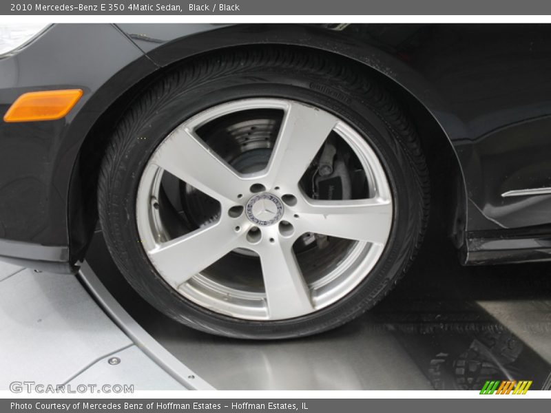 Black / Black 2010 Mercedes-Benz E 350 4Matic Sedan