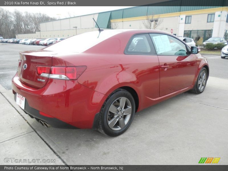 Spicy Red / Black 2010 Kia Forte Koup EX