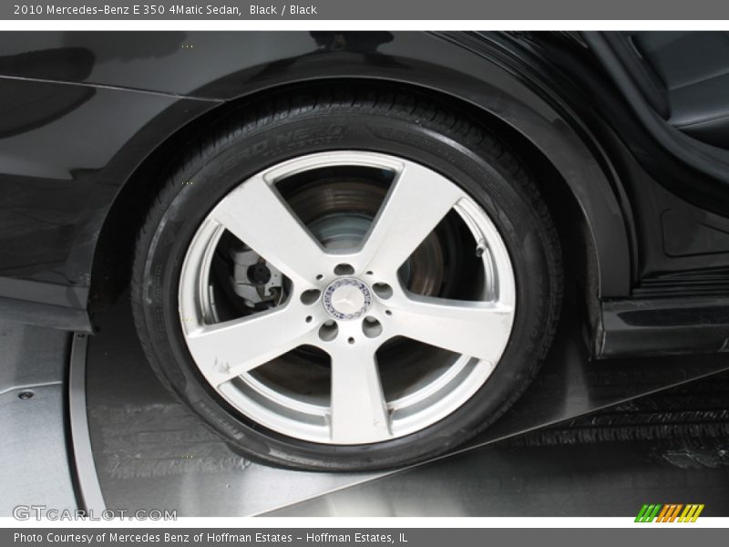 Black / Black 2010 Mercedes-Benz E 350 4Matic Sedan