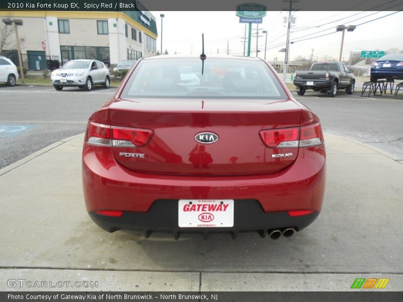 Spicy Red / Black 2010 Kia Forte Koup EX
