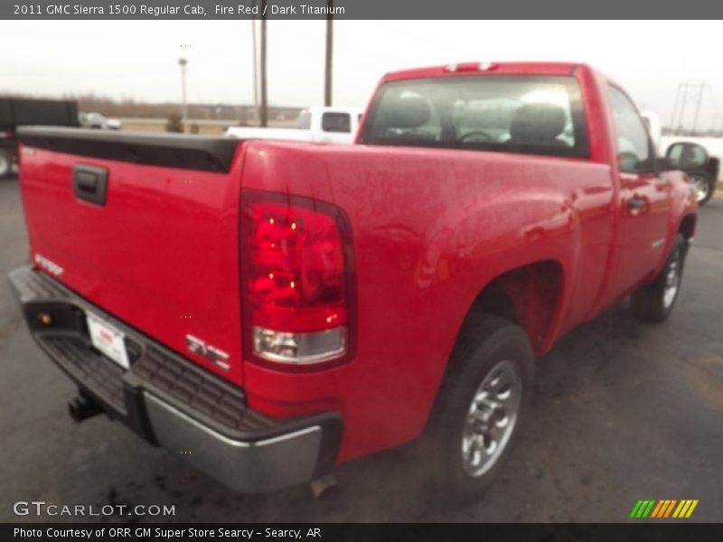 Fire Red / Dark Titanium 2011 GMC Sierra 1500 Regular Cab