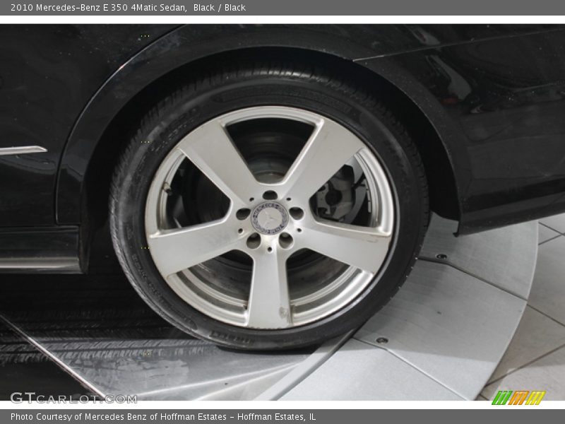 Black / Black 2010 Mercedes-Benz E 350 4Matic Sedan