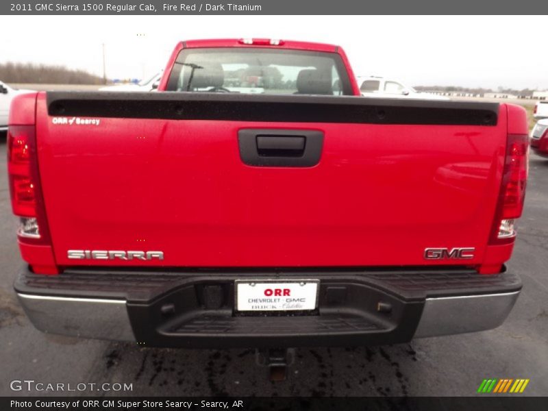 Fire Red / Dark Titanium 2011 GMC Sierra 1500 Regular Cab