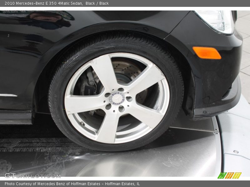 Black / Black 2010 Mercedes-Benz E 350 4Matic Sedan