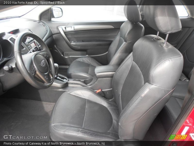Front Seat of 2010 Forte Koup EX